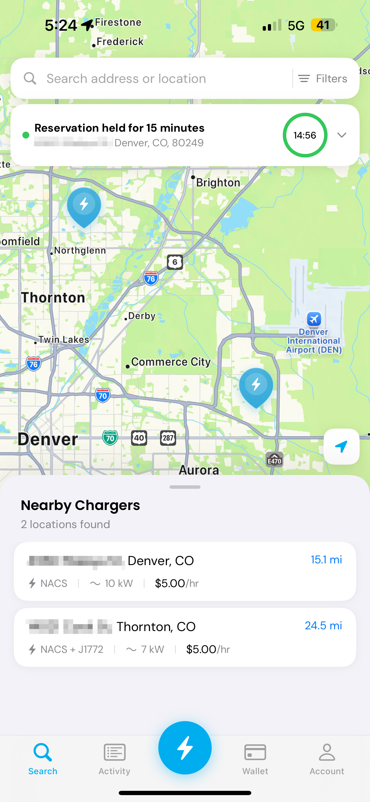 EVchargeME driver app for finding and reserving private EV chargers